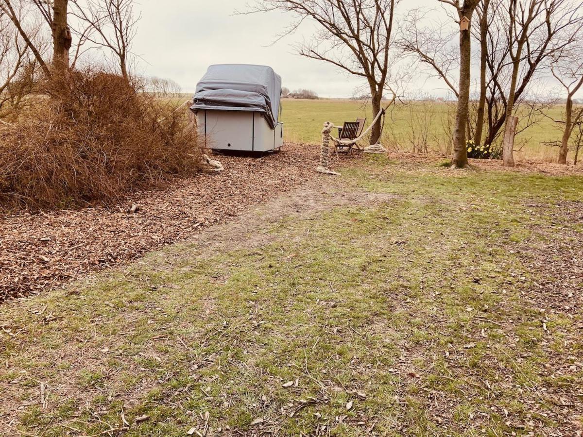 Hof Steinhuetten Schlafstrandkorb Westerhever Dış mekan fotoğraf