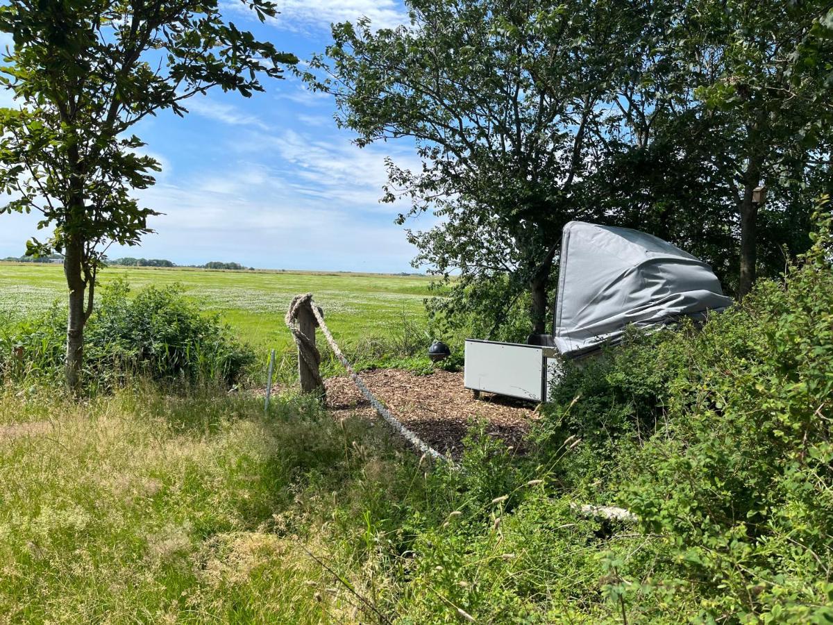 Hof Steinhuetten Schlafstrandkorb Westerhever Dış mekan fotoğraf